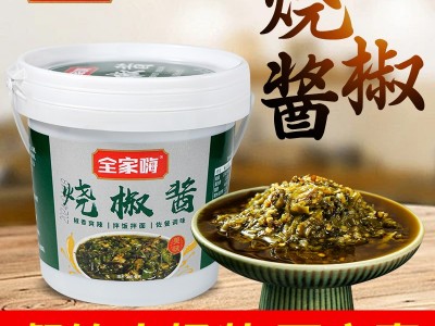 川味烧椒酱爆下饭家用拌饭拌面酱辣椒酱餐饮商用蘸料1Kg桶装批发图2