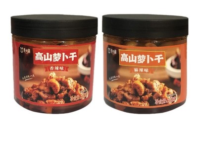 230g*2罐高山萝卜干下饭菜麻辣咸菜重庆特产嘎嘣脆香辣萝卜丁批发图4