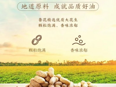 鲁花5S压榨一级花生油4L单桶过年送礼炒菜煎炸烤肉纯正花生油家用图3