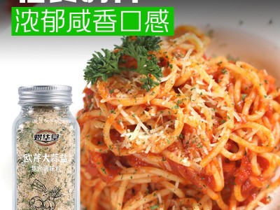批发欧芹大蒜盐复合调味料西式西餐调味料 110克轻食大蒜盐调味料图4