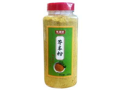跨境供应芥末粉餐饮凉拌菜现磨黄芥末粉小吃寿司调味料瓶装芥末粉图4