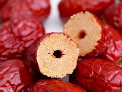 无核红枣 新疆若羌灰枣500g 空心 去核灰枣休闲零食非油炸图3