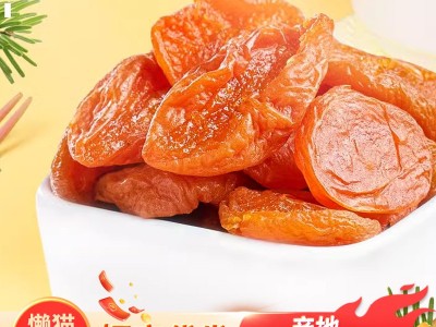 去核红杏干新疆特产酸甜杏脯干代发批发250g 袋装软糯无核杏干图3