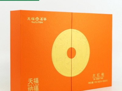 【天福茗茶】纳福大红袍福建武夷山乌龙茶茶叶茶叶礼盒装高档送人图3
