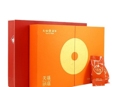 【天福茗茶】纳福大红袍福建武夷山乌龙茶茶叶茶叶礼盒装高档送人图4