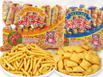 爱尚咪咪虾味200克20包休闲怀旧零食食品代发批发小时候糕点点心图2