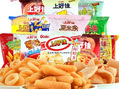 上好佳混合薯片鲜虾片整箱休闲食品怀旧批发代发零食大礼包袋装图3