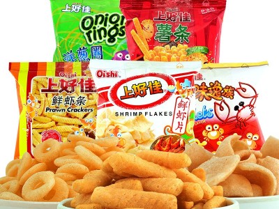 上好佳混合薯片鲜虾片整箱休闲食品怀旧批发代发零食大礼包袋装图5