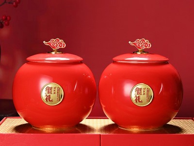 大红袍特级茶叶礼盒装高档送人岩茶批发陶瓷罐装茶叶礼品送礼长辈图2