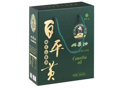 百平黄养怡山茶油纯压榨无添加精品食用山茶籽油 500mLX3瓶礼盒装图3