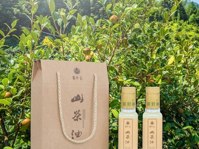 百平黄精美伴手礼 100ml*2植物油山茶籽油纯正无添加 山茶油礼盒图3