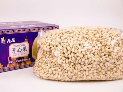 现货批发美国果22到27白色特大颗粒开心果办公休闲坚果零食图2