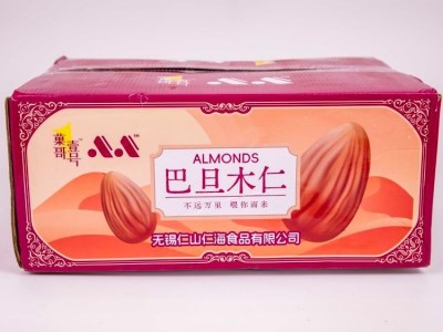 巴旦木仁盐焗9200g箱装34到36大颗粒巴坦木坚果新货零食炒货批发图4