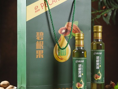 碧根果油 礼盒装 食用辅食营养调味油 薄壳山核桃油图1