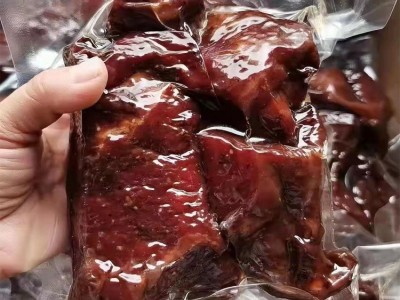 大块肉酱香猪肉同类手撕酱香牛肉酱香肉厂家批发展会地摊酱卤肉图2