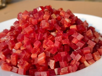 可定制金华火腿丝丁条碎肉做烘焙五仁月饼粽子糕点馅料XO 酱调料酱图5
