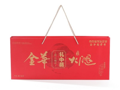 金华礼中蒋火腿礼盒切片春节年货特产商务送礼佳品回礼升学宴火腿图5