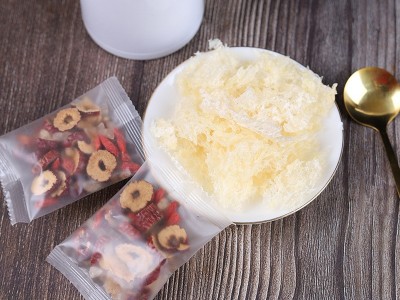 本草银耳批发厂家批发代发糯耳丑耳干货即食银耳礼盒瓶装本草银耳图2