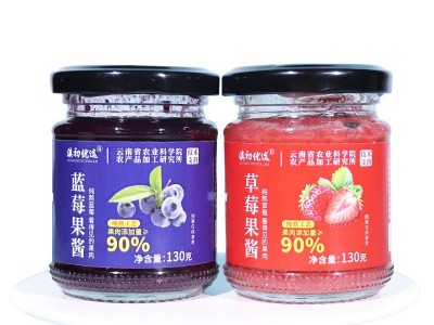 130g小瓶果酱山药专用儿童早餐家用蓝莓酱0添加0脂肪无蔗糖草莓酱图5