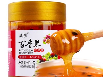 云南农科院百香果柠檬酱500g芒果酱蓝莓冰淇淋商用果酱玫瑰酱批发图4