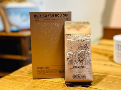 茶叶礼盒装虎啸岩正岩果香岩茶肉桂摆泡6泡简易盒品鉴礼品茶批发图3