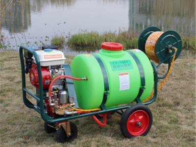 160L300L喷雾洒水打药机 手推高压喷雾器 蔬菜拉管式喷雾器打药车图2