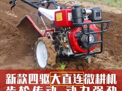 170汽油大马力旋耕机 汽油两驱水旱两用旋耕机 开沟培土耕地机图4
