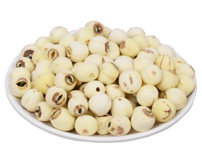 湖南特产批发大颗粒磨皮有芯湘莲无硫带芯干货500g白莲子定 制logo图5