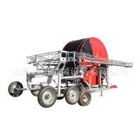 农用JP75 90-300 400m卷盘喷灌机30米折叠桁架喷头 移动吊杆淋灌机