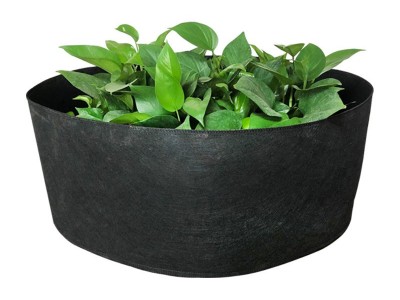 亚马逊跨境毛毡圆形种植袋美植袋加厚无纺布植树袋黑色育苗袋定制图5