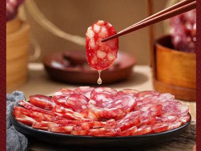 广式腊肠广味咸甜广东香肠腊味煲仔饭螺蛳粉家用商用10斤厂家直销图3