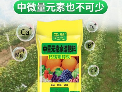 厂家批发中微量元素水溶肥 果树蔬菜钙镁硼锌铁 中量叶面 肥肥料图2