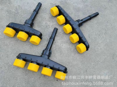 厂家批发黄黑洒水喷头 大流量大棚灌溉水枪 浇水浇菜街道绿化园林图2