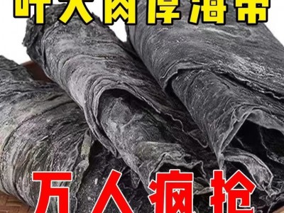 海带新货日晒批发厚实散装福建霞浦干货无盐整条海带商用批发整箱图2