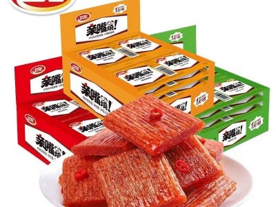 卫龙亲嘴烧盒装24g*20条40片辣条混合多味重庆风味网红零 食办公室图3