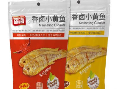 香海食品 香卤小黄鱼85g 小鱼干网红休闲解馋零食 开袋即食下酒菜图5