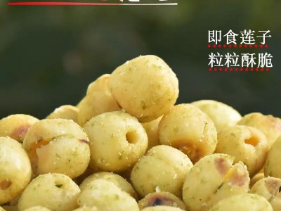 香酥莲子脆开袋即食抖音爆款源头工厂现货批发 椒盐味去芯莲子脆图3