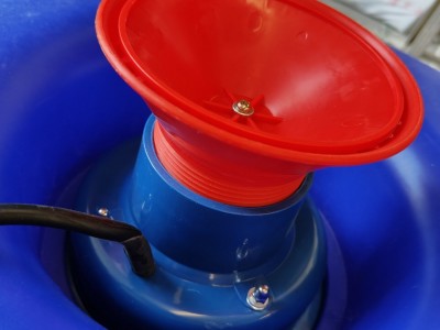 新型浮水泵增氧机充氧泵养殖增氧泵打氧机排水喷水浮泵小鱼塘图3