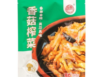 香菇榨菜320g下饭菜开胃菜零食泡菜咸菜批发速食菜厂家批发图5