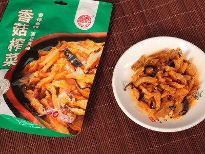 香菇榨菜320g下饭菜开胃菜零食泡菜咸菜批发速食菜厂家批发图4