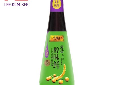 李锦记薄盐醇味鲜酱油500ml瓶装酿造凉拌炒菜健康减盐蘸料生抽图5