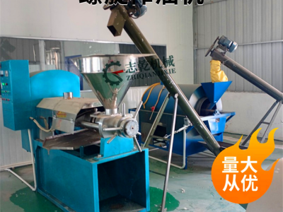 自动螺旋榨油机,油房炸花生油菜籽油机器,压榨葵花籽油成套设备图5