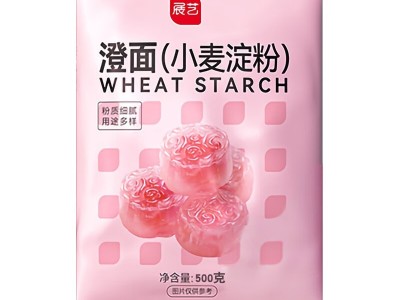 展艺澄粉澄面500g冰皮月饼家用肠粉水晶虾饺粉钵仔糕凉皮小麦淀粉图5