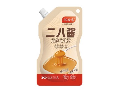 二八酱芝麻花生酱火锅麻辣烫米线家用拌凉菜凉皮调味酱袋装二八酱图5