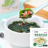 批发裙带菜虾皮汤家用紫菜虾皮豆腐汤早餐店馄饨袋装裙带菜虾皮汤