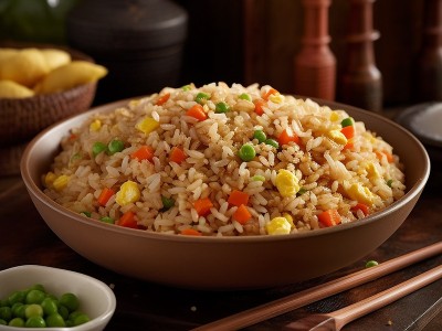 百斯特扬州炒饭半成品1kg*12袋商用预制饭炒饭速食料理包冷冻外卖图2