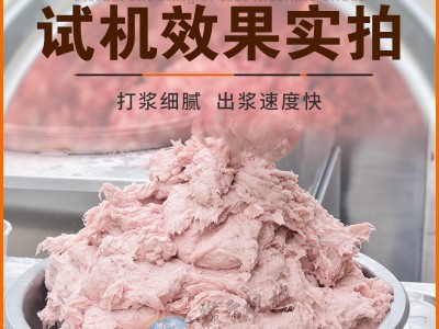 赣云机械新款小型的肉丸打浆机 福鼎肉片机 鱼丸机 肉浆机 打肉机图5
