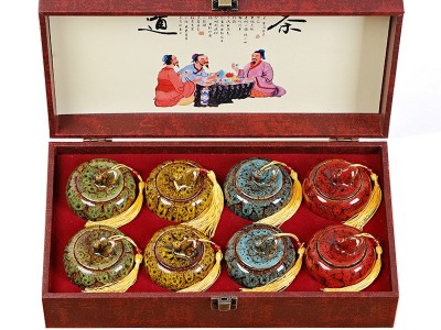 茶叶礼盒装铁观音金骏眉大红袍小罐装特级新茶过年节假日高档送礼图2