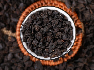 云南普洱茶熟茶叶500g茶化石批发 陈年糯米香免洗普洱散茶碎银子图5