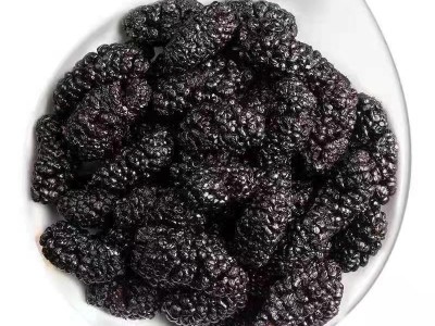 黑色桑葚子干果新疆工厂特产新货500g称斤即食泡茶图5